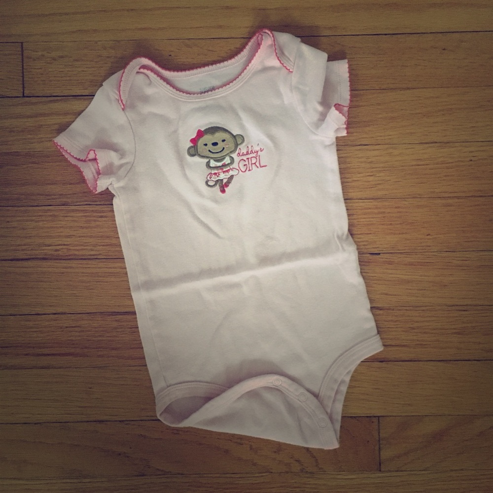 Carter’s (Just One You) 24 Months pink onesie